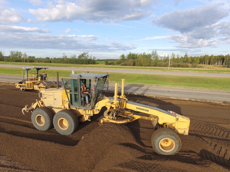 Northern Road Builders - La Crete, Alberta - Grader