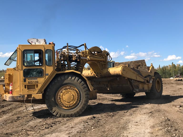 Northern Road Builders - La Crete, Alberta - Motor Scraper